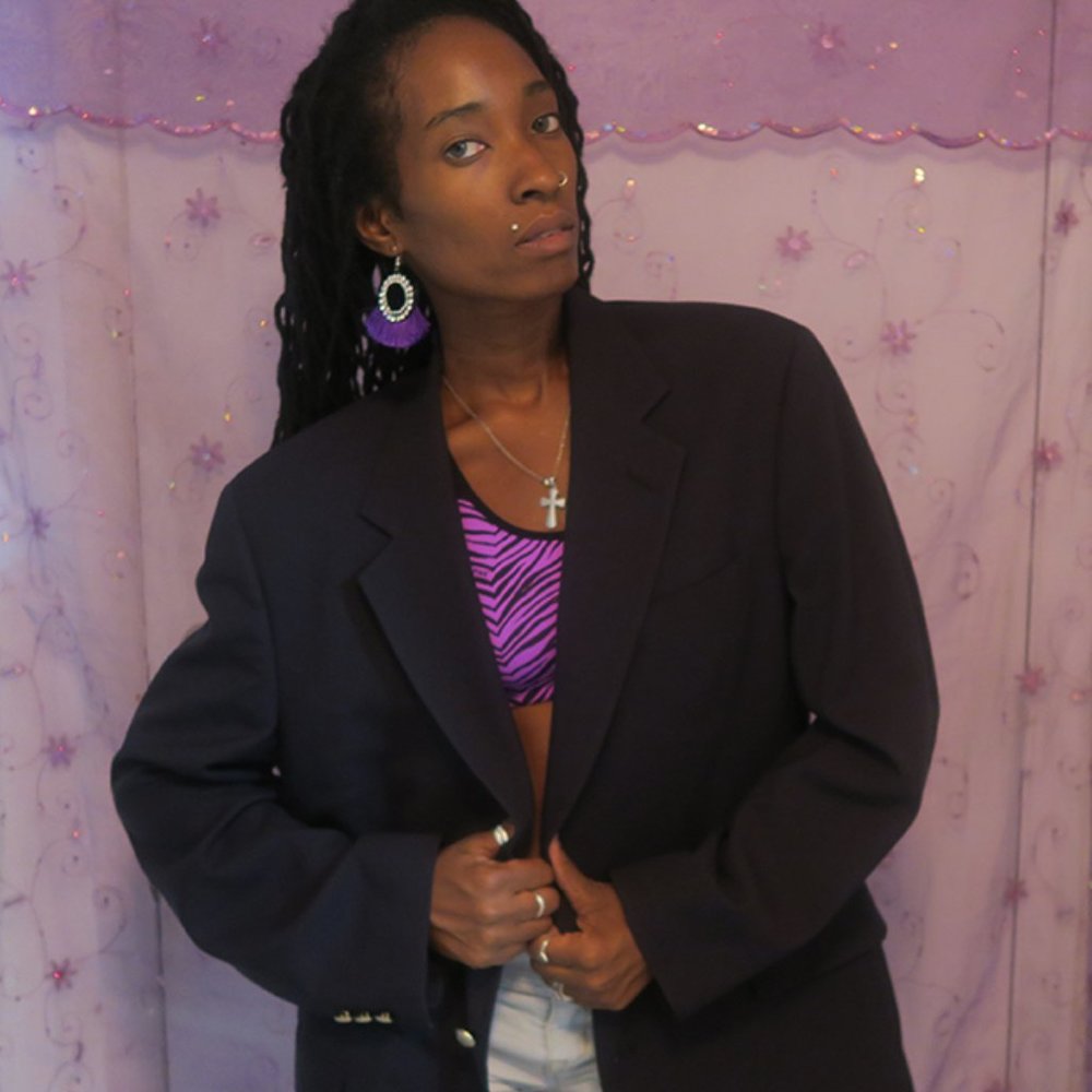 Jos. A. Bank wool blazer style 35900 in navy blue size 44.